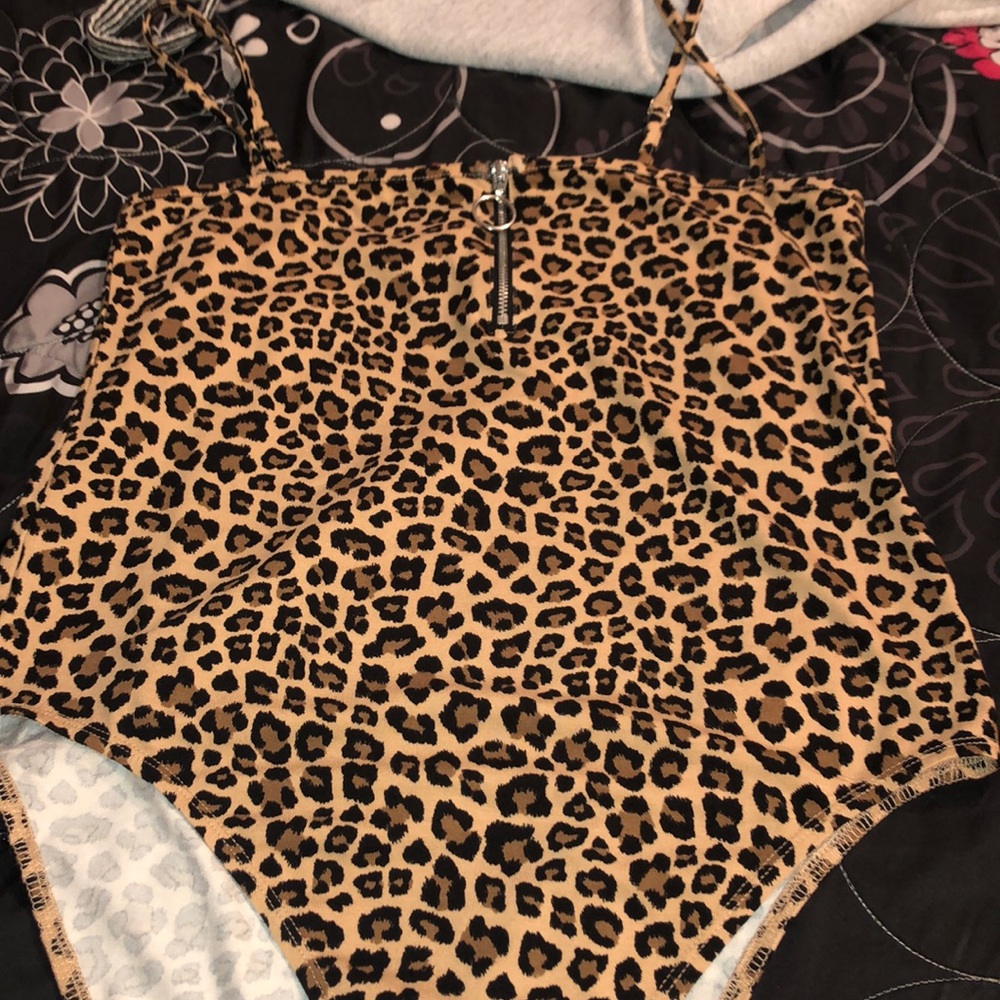 cheetah print body suit
